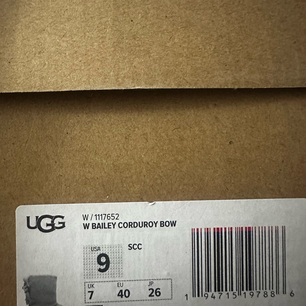 UGG Women's Bailey Corduroy Bow Boots